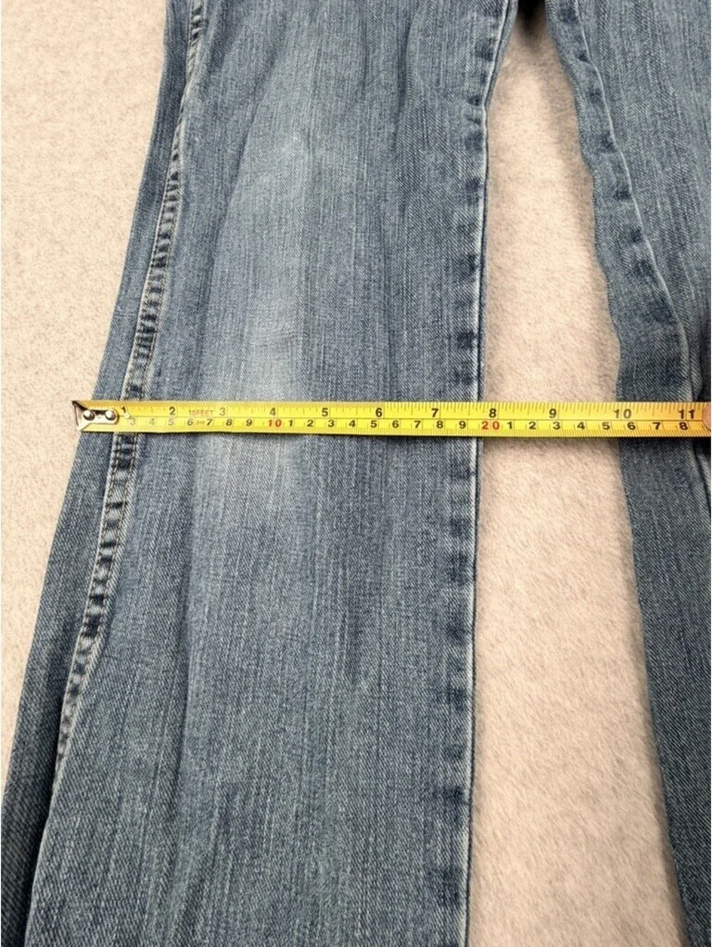 Wrangler 20X Mens Jeans 32x38 Straight Leg Blue Wash Denim 100 Cotton